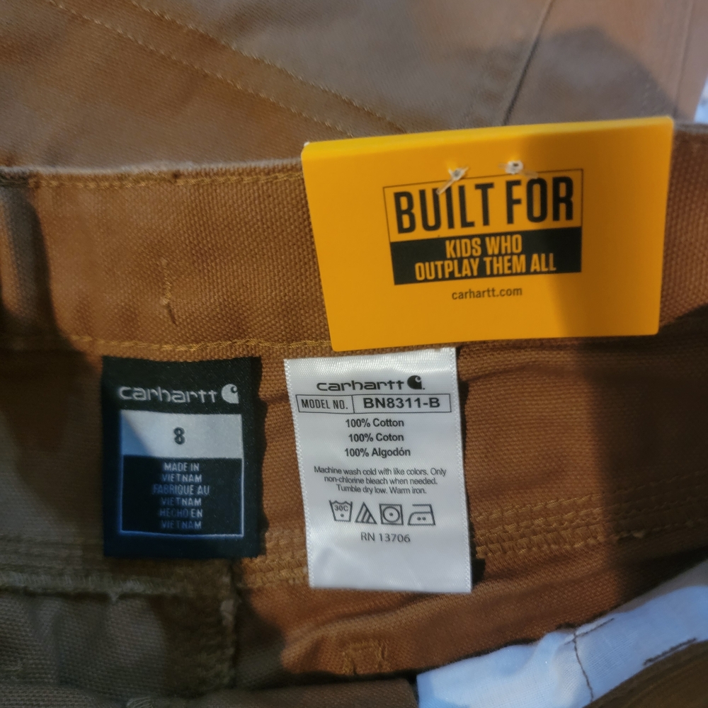 Carhartt Kids Cargo Brown Pants